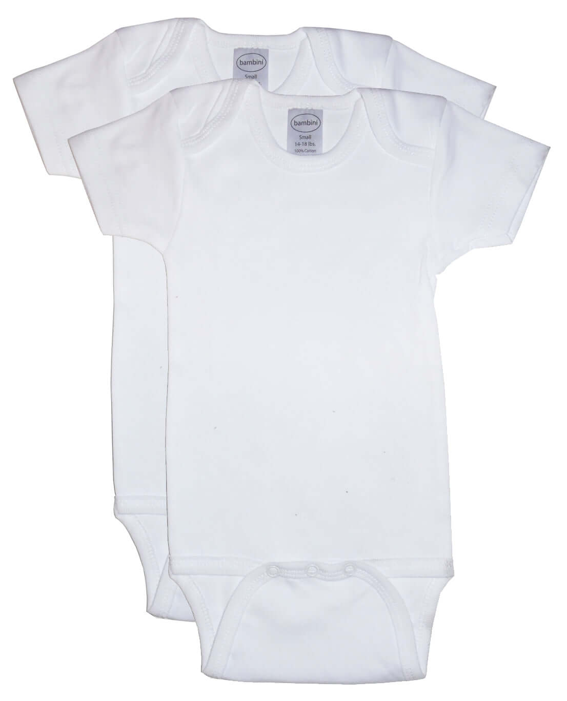 2 Pack One Piece White Variety Pack - JSL FashionBaby ClothingJSL FashionEmerald CloverLARGE - WHITE