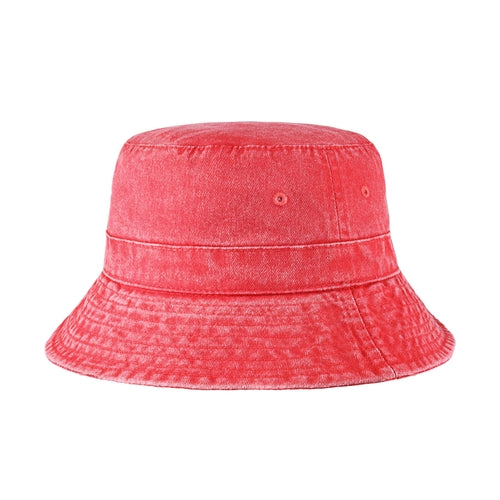 Classic Washed Cotton Bucket Hat - JSL FashionHatsJSL FashionCrimson Hector1 Pack - BH101DR