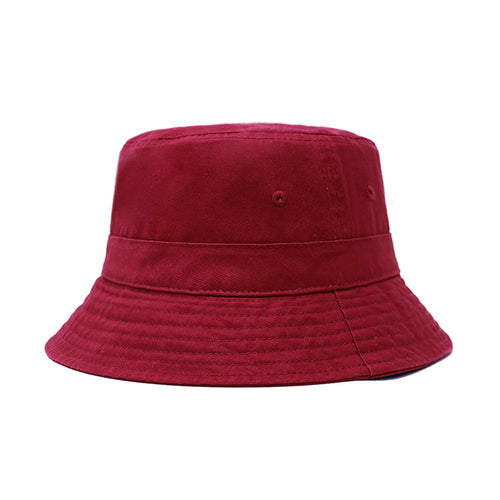 Classic Washed Cotton Bucket Hat - JSL FashionHatsJSL FashionCrimson Hector1 Pack - BH101BG