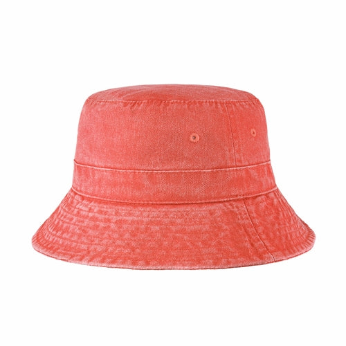 Classic Washed Cotton Bucket Hat - JSL FashionHatsJSL FashionCrimson Hector1 Pack - BH101SC