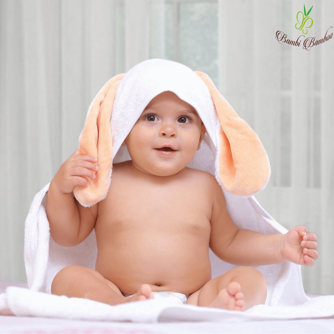 Amber Bunny Hooded Towel & 2 Washcloths - JSL FashionKids & BabiesJSL FashionRed Nyx63 - T04C - ZNII