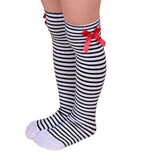 Baby Girls Leg High Barrel Cotton Socks In Bows - JSL FashionKids & BabiesJSL FashionOrange AriadneA - 4 - 12YEARS