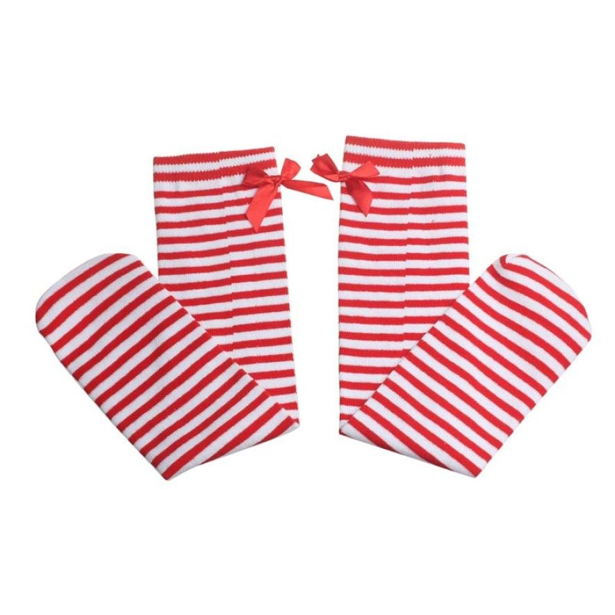 Baby Girls Leg High Barrel Cotton Socks In Bows - JSL FashionKids & BabiesJSL FashionOrange AriadneF - 4 - 12YEARS