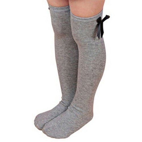 Baby Girls Leg High Barrel Cotton Socks In Bows - JSL FashionKids & BabiesJSL FashionOrange AriadneF - 4 - 12YEARS