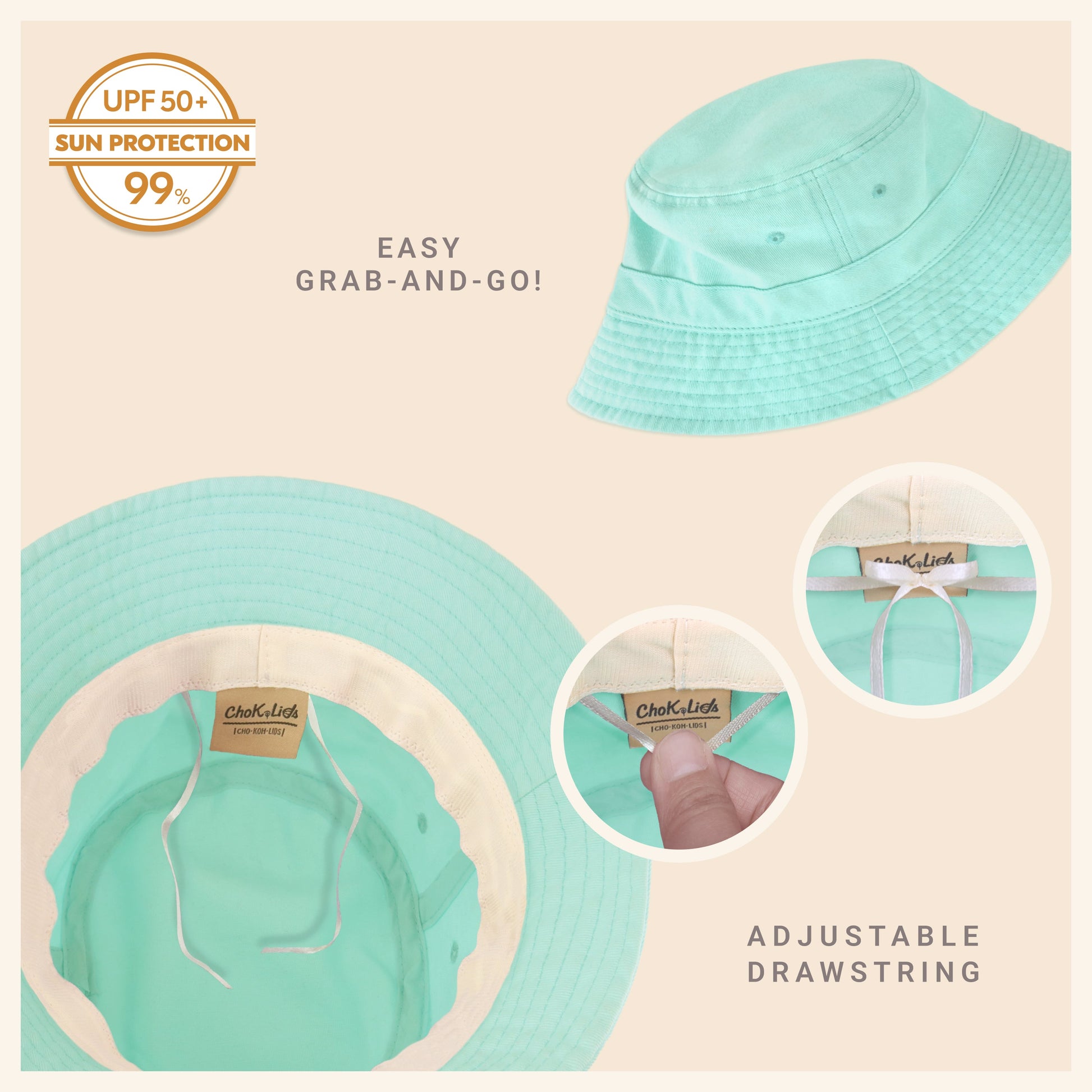 Classic Washed Cotton Bucket Hat - JSL FashionHatsJSL FashionCrimson Hector1 Pack - BH101BP