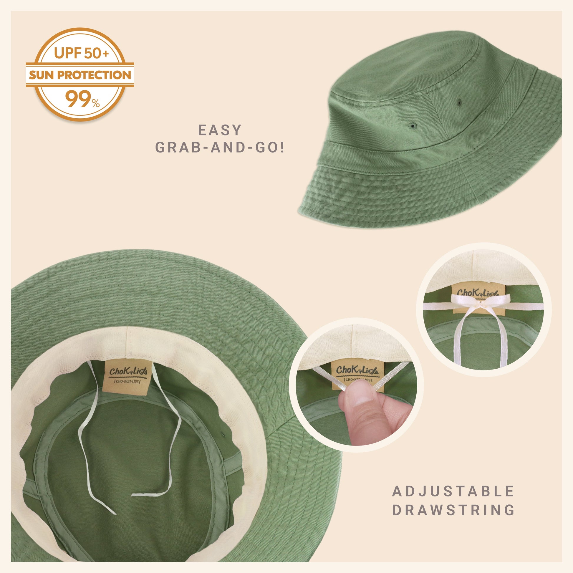 Classic Washed Cotton Bucket Hat - JSL FashionHatsJSL FashionCrimson Hector1 Pack - BH101BP