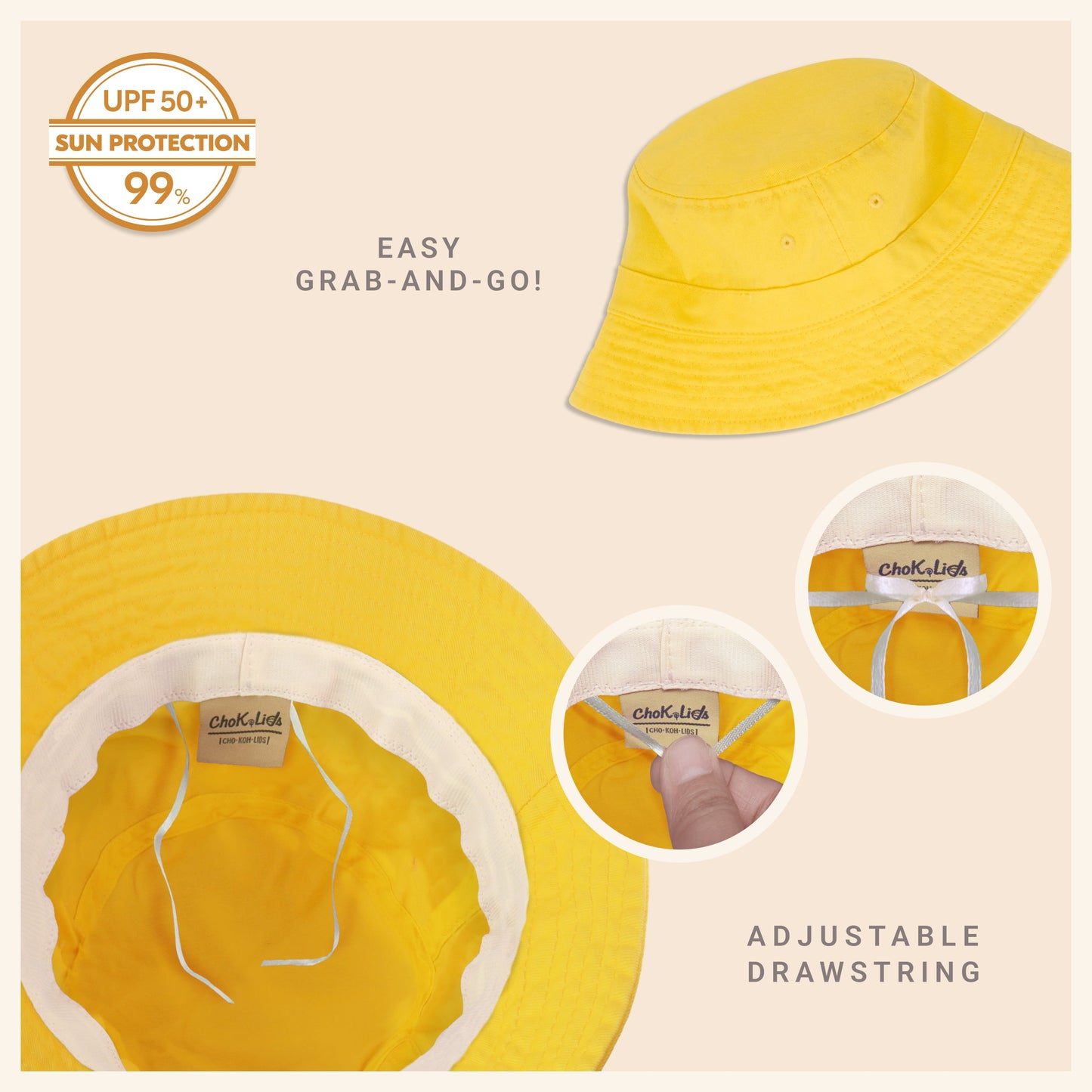 Classic Washed Cotton Bucket Hat - JSL FashionHatsJSL FashionCrimson Hector1 Pack - BH101BP