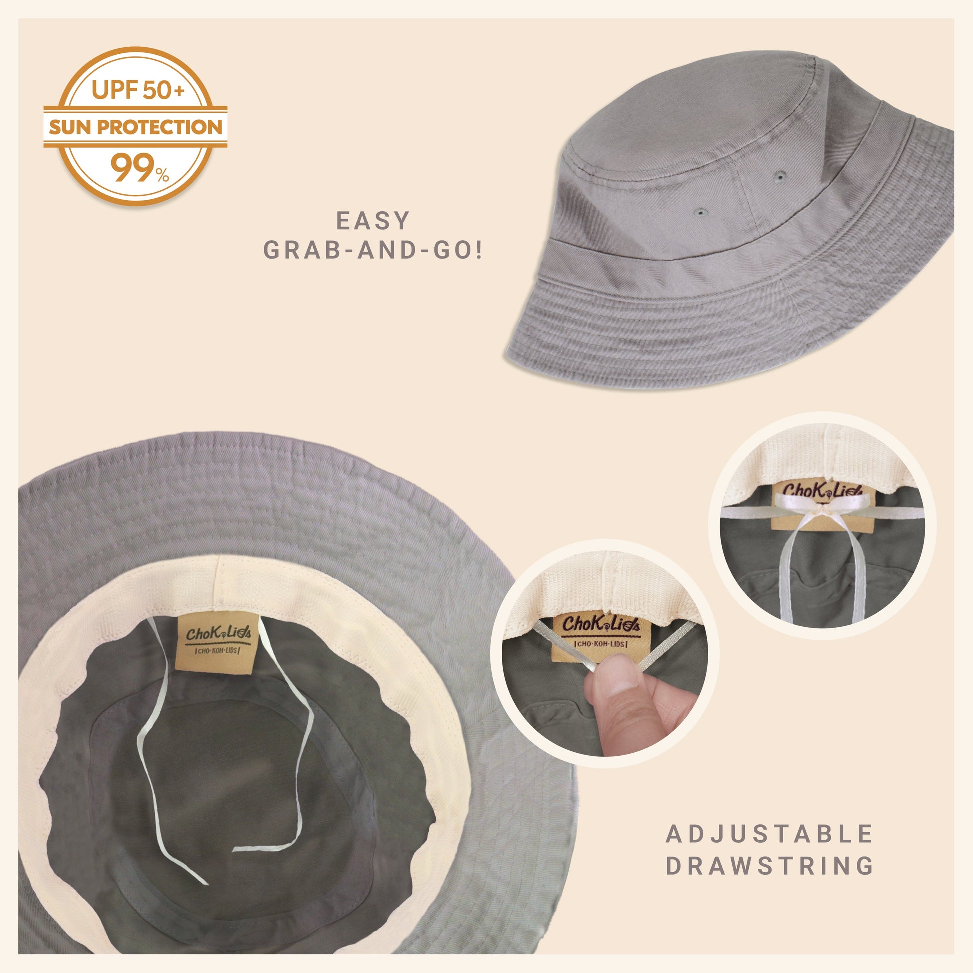 Classic Washed Cotton Bucket Hat - JSL FashionHatsJSL FashionCrimson Hector1 Pack - BH101BP