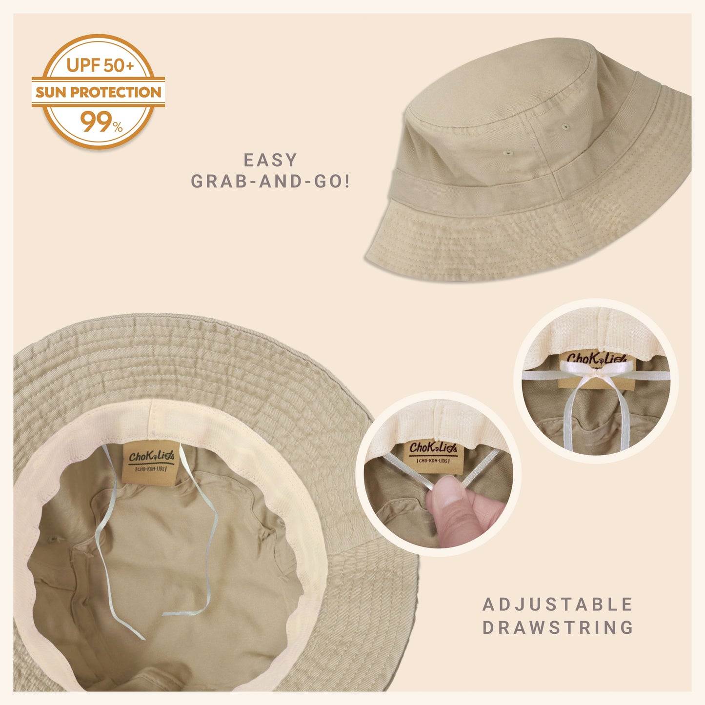 Classic Washed Cotton Bucket Hat - JSL FashionHatsJSL FashionCrimson Hector1 Pack - BH101BP