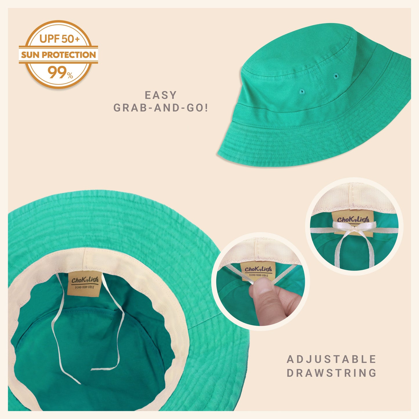 Classic Washed Cotton Bucket Hat - JSL FashionHatsJSL FashionCrimson Hector1 Pack - BH101BP