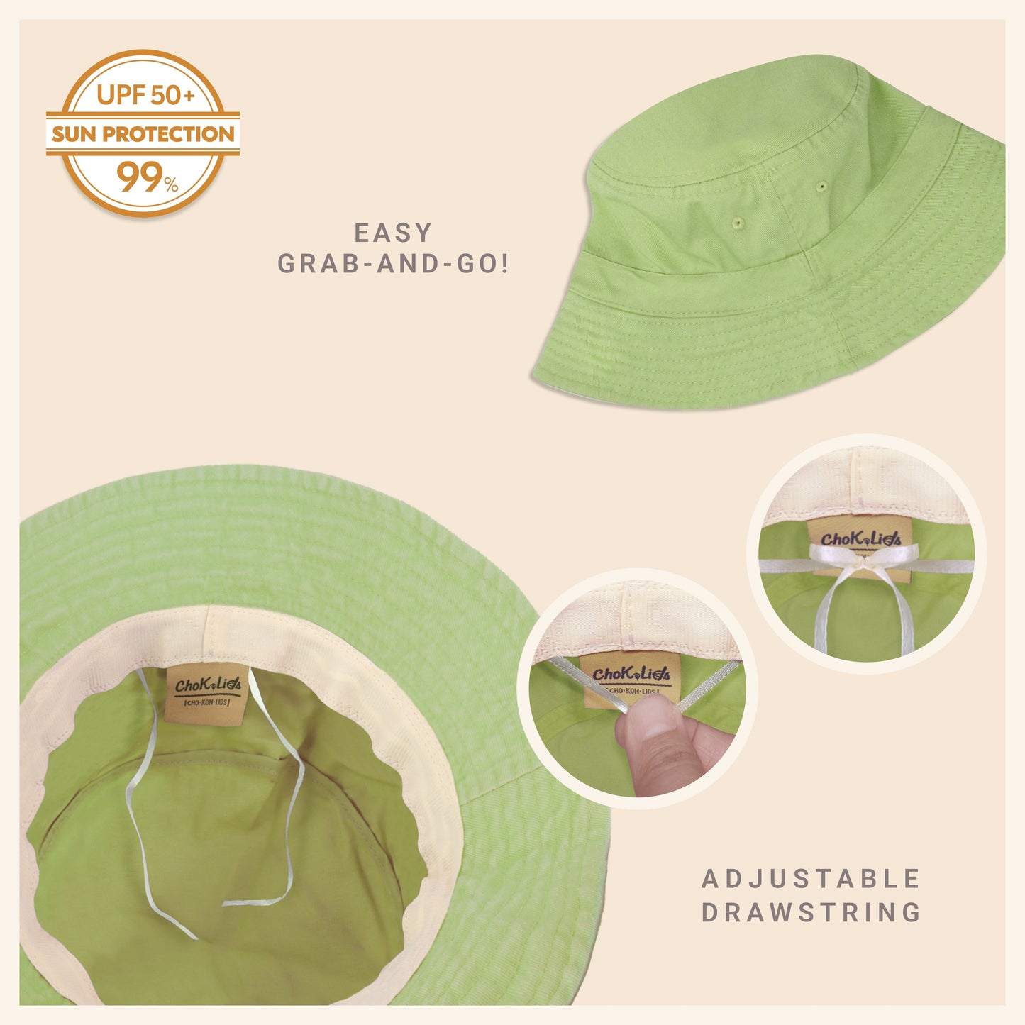 Classic Washed Cotton Bucket Hat - JSL FashionHatsJSL FashionCrimson Hector1 Pack - BH101BP