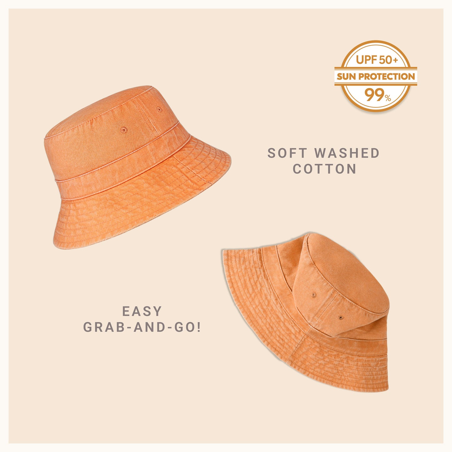 Classic Washed Cotton Bucket Hat - JSL FashionHatsJSL FashionCrimson Hector1 Pack - BH101BP