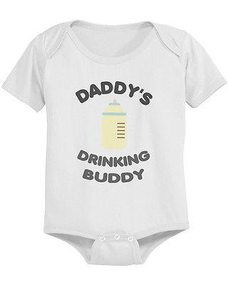 Daddy's Drinking Buddy - Cute Baby Bodysuit - JSL FashionBaby ClothingJSL FashionTeal Tiger24MONTHS