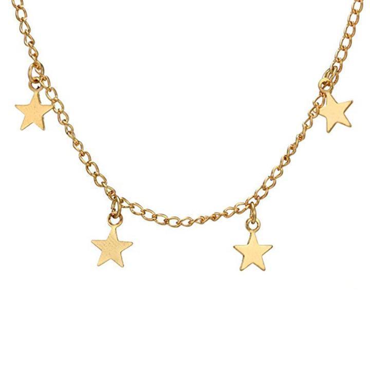 Dangling Star Necklace - JSL FashionNecklacesJSL FashionJasperGOLD