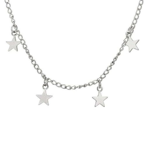 Dangling Star Necklace - JSL FashionNecklacesJSL FashionJasperSILVER