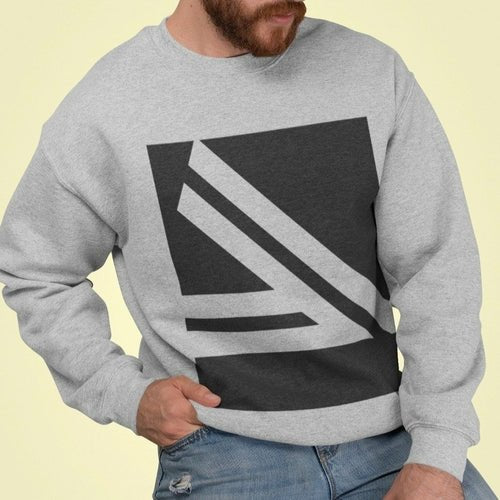 Double Slanted Logo Crewneck Sweatshirt - JSL FashionSweaters & HoodiesJSL FashionYellow Pandora1941195234