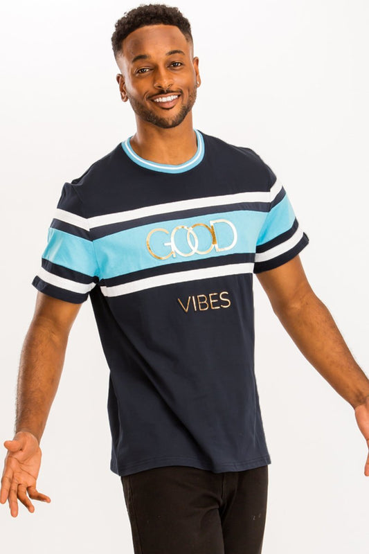 GOOD VIBES TEE - JSL FashionMen's ClothingJSL FashionLime MiloWT8600 - NWAQ - 3XL