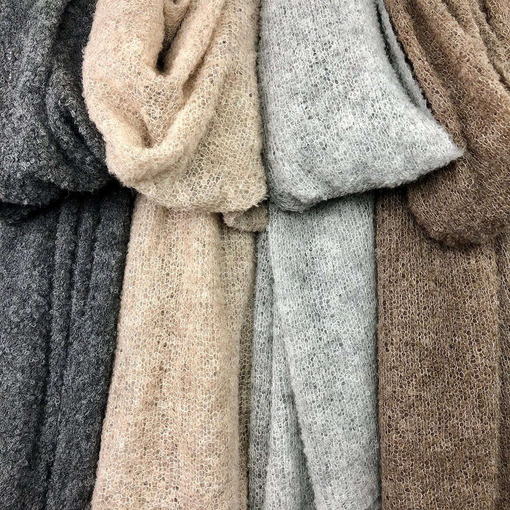 Gray Ultra Plush Alpaca Scarf - JSL FashionScarves & BandanasJSL FashionAriel130034