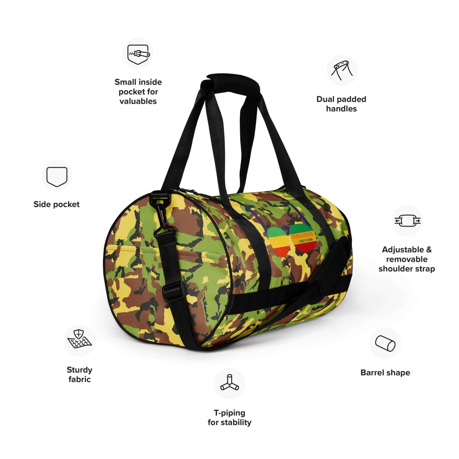 Gym bag - CAMO - JSL FashionJSL FashionJSL Fashion1434638_15155