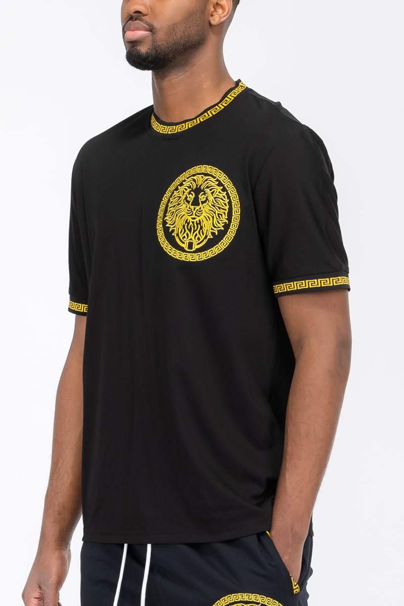 Lion Head TShirt - JSL FashionMen's ClothingJSL FashionLime MiloWT4105 - KH - M