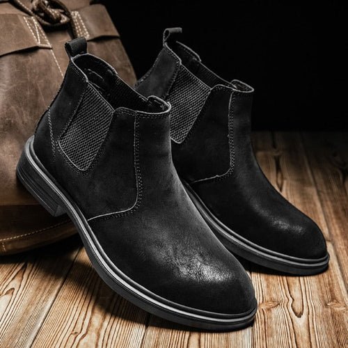 Mens Vegan Leather Angle Boots - JSL FashionMensJSL FashionYellow PandoraONMS030823D4 - BLK - 38