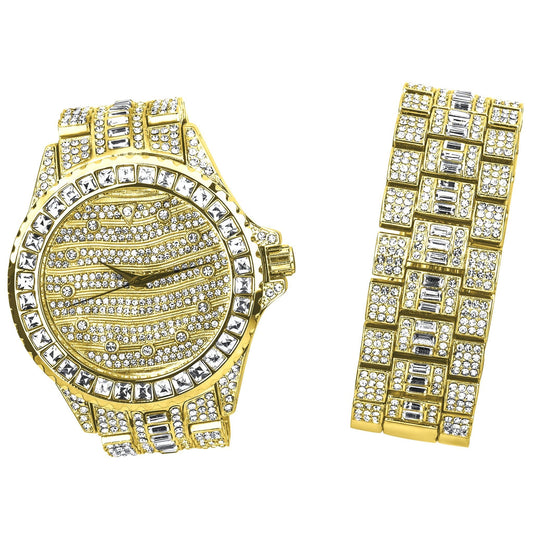 MONARCH Bling Master Watch Set - JSL FashionWatchesJSL FashionLilac Quartz530112