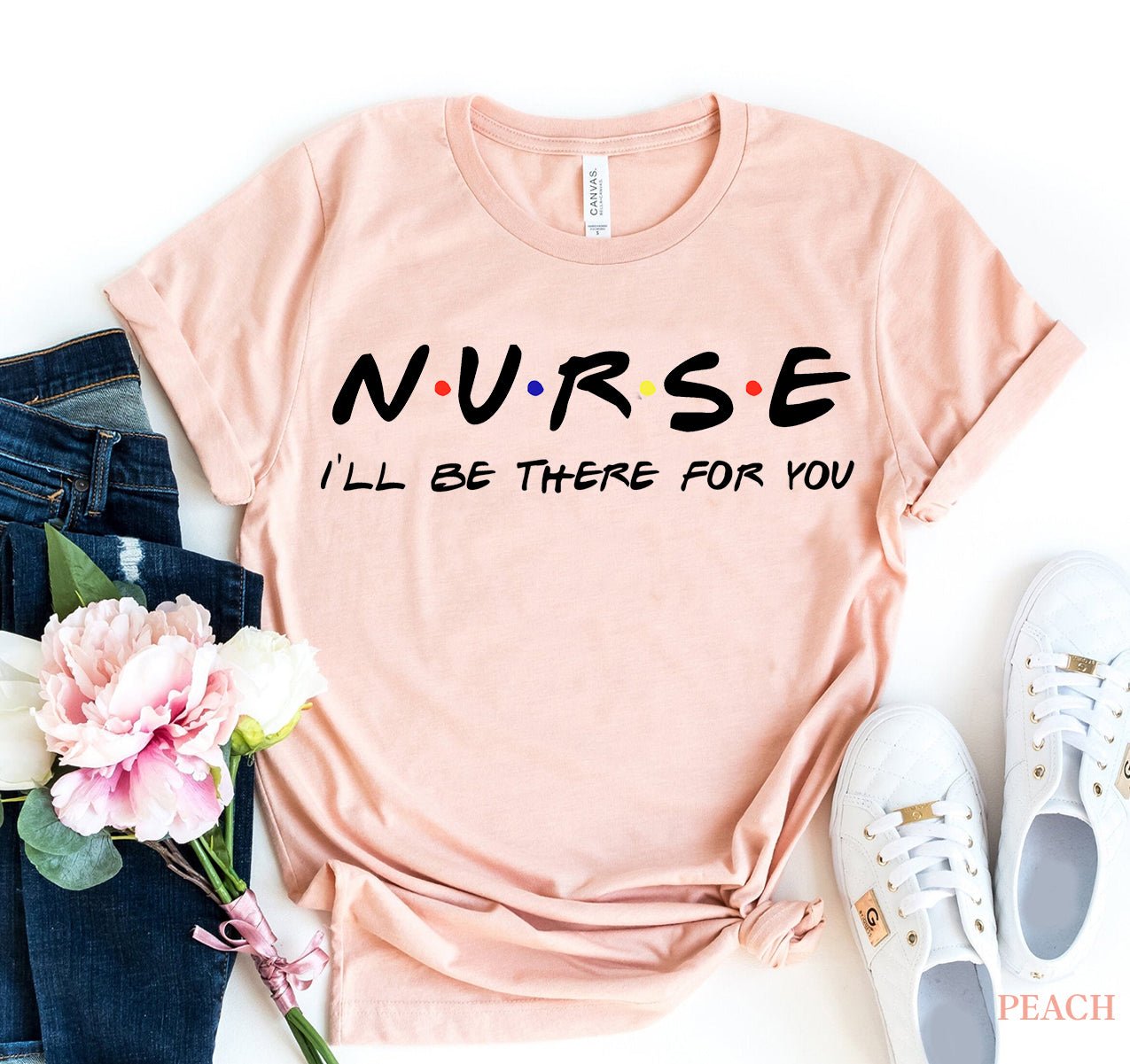 N.U.R.S.E - I'll be there for you T-shirt - JSL FashionT-shirtsJSL FashionAgateL - MAUVE