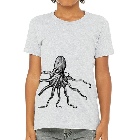 Octopus Wearing Glasses - JSL FashionKid's ClothingJSL FashionIndigo Tiger8 - HEATHERGRAY