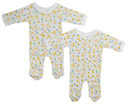 One Pack Terry Sleep & Play (Pack of 2) - JSL FashionBaby ClothingJSL FashionEmerald CloverLARGE - WHITE