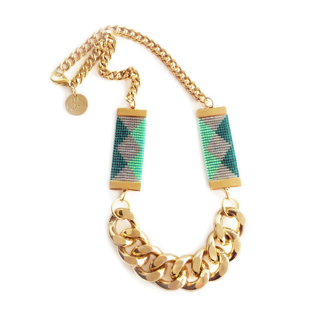 Priestess II Necklace - Pink / Green - JSL FashionNecklacesJSL FashionYellow AthenaPINK