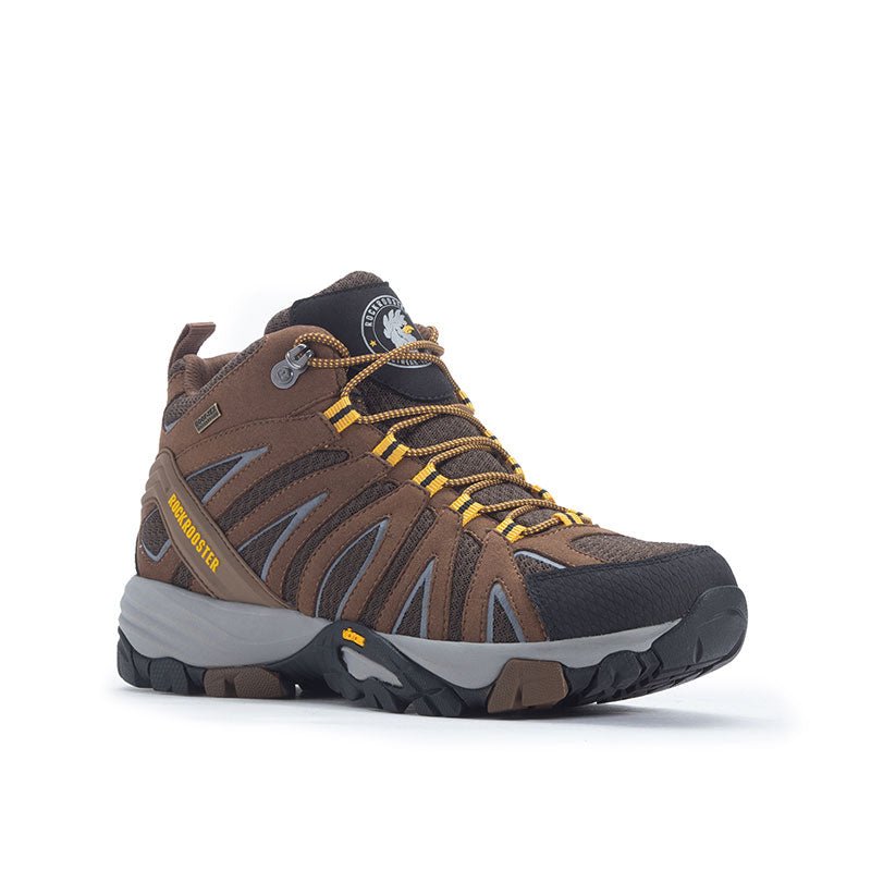 ROCKROOSTER Bedrock Brown 6 Inch Waterproof Hiking Boots with VIBRAM® - JSL FashionFootwearJSL FashionMaroon TrilliumOT21062 - US - 06