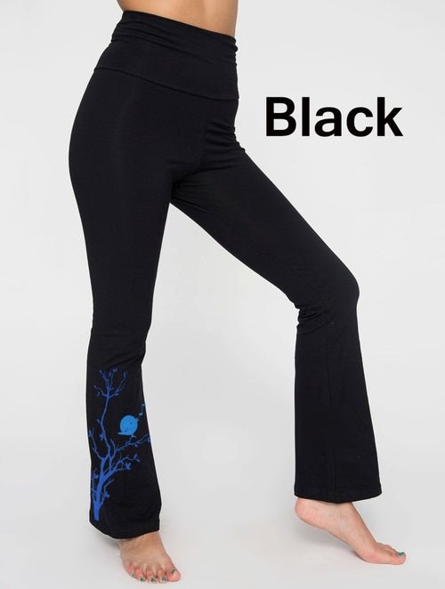 Songbird Yoga pants - JSL FashionPantsJSL FashionIndigo TigerXXL - BLACK