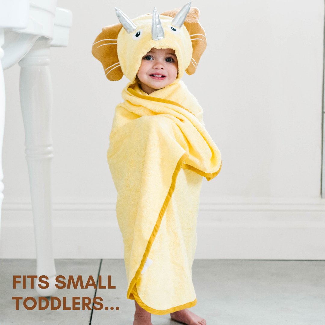 Toddler Hooded Towel Yellow Dinosaur - JSL FashionKids & BabiesJSL FashionRed Nyx1T - 3Z10 - POC9