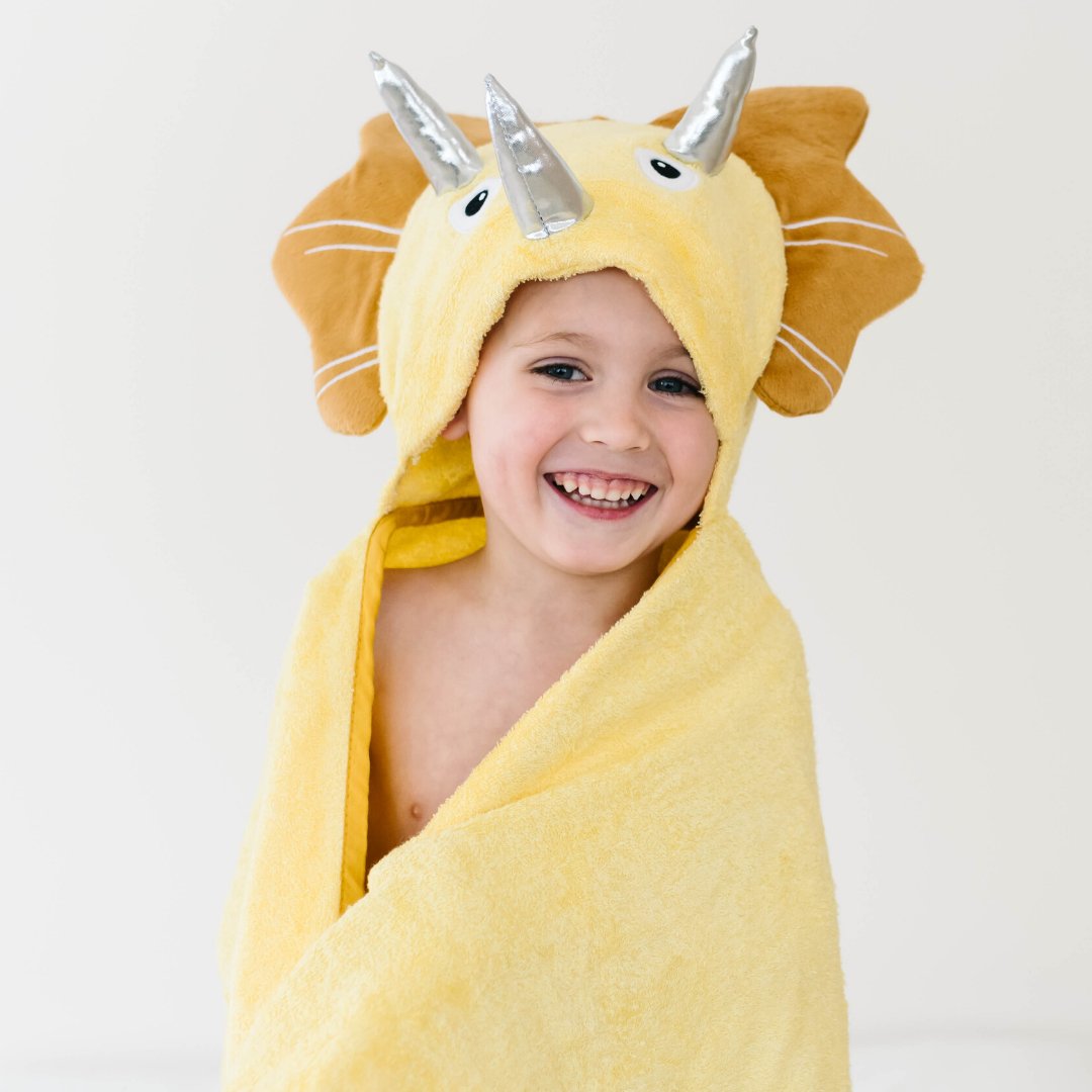 Toddler Hooded Towel Yellow Dinosaur - JSL FashionKids & BabiesJSL FashionRed Nyx1T - 3Z10 - POC9