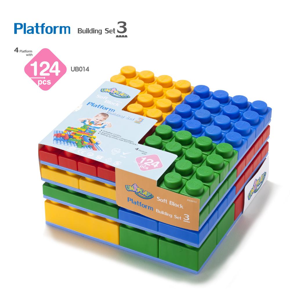 UNiPLAY Platform with 124pcs Soft Building Blocks - JSL FashionKids & BabiesJSL FashionMoonstoneUB014