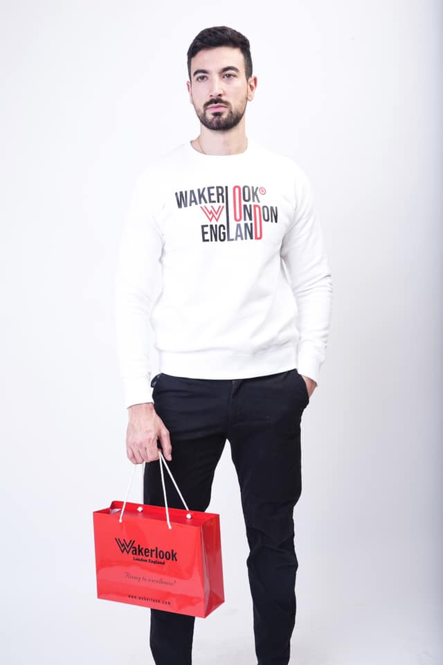 WAKERLOOK GRADUATE HEAVYWEIGHT SWEAT - JSL FashionMensJSL FashionSky Blue SaffronWJK904WJ01