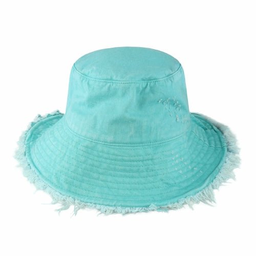 Wide Brim Frayed Bucket Hat - JSL FashionHatsJSL FashionCrimson Hector1 Pack - BH201MS