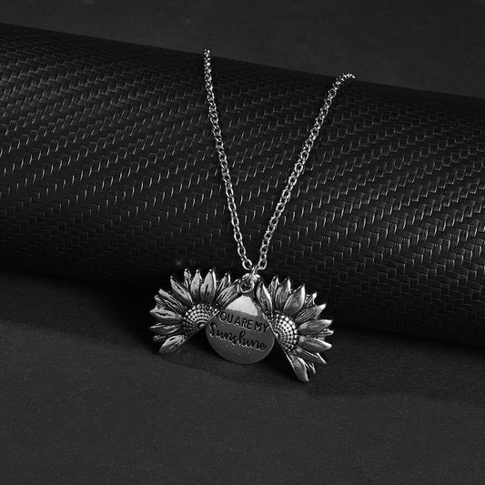 You Are My Sunshine Open Sunflower Necklace in 14K Gold Plating - JSL FashionJewelry & WatchesJSL Fashion